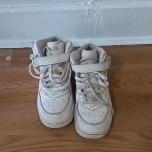 Nike high top air forces
